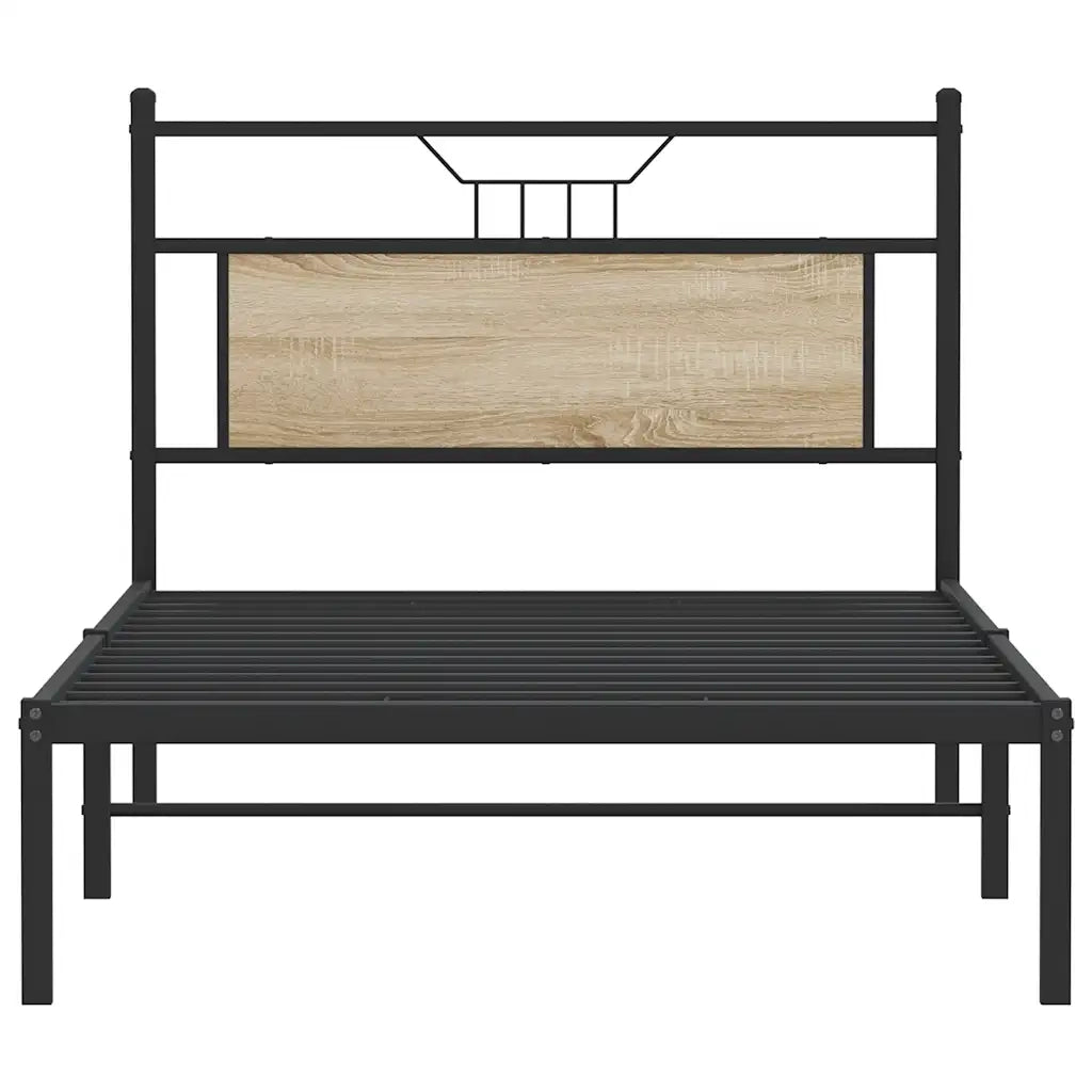 Giroletto senza Materasso Rovere Sonoma 100x190cm in Truciolato 4106786