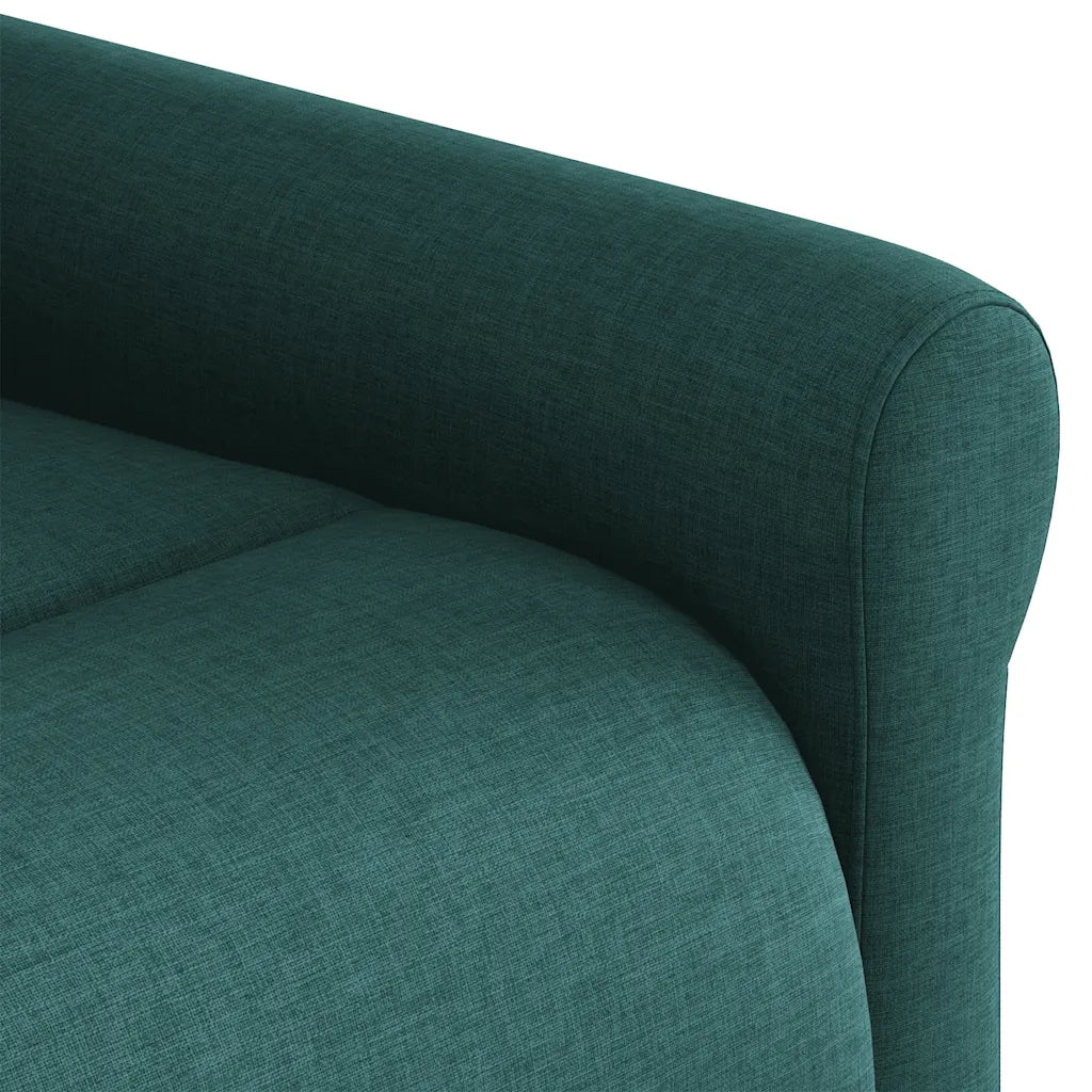 Divano Sedia-Poltrona Reclinabile in Tessuto Verde Scuro 839779