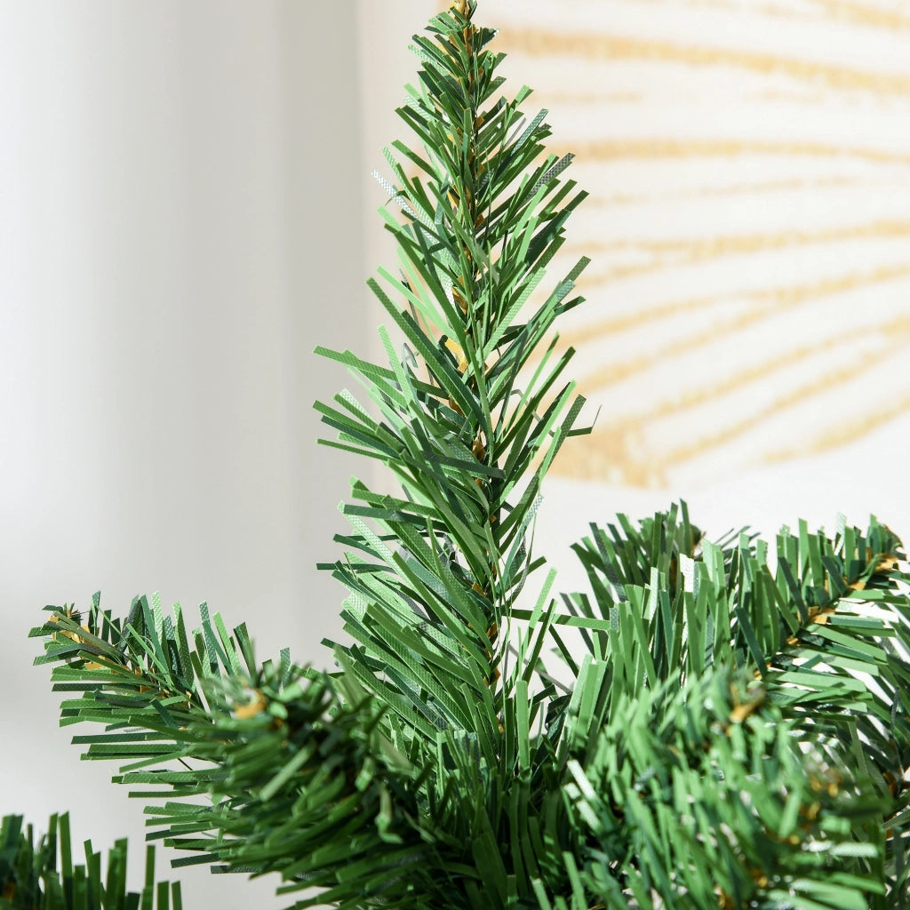 Albero di Natale Mini 55cm ¨C zephmum ¨C PVC, Base in Cemento e Iuta