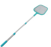 Scimmella per Piscina con Manico Telescopico - Raccoglitore di Rifiuti in Nylon - Utensile di Pulizia Portatile - Efficiente Rimossoio di Rifiuti - per Piscine e Bagni con Bolla