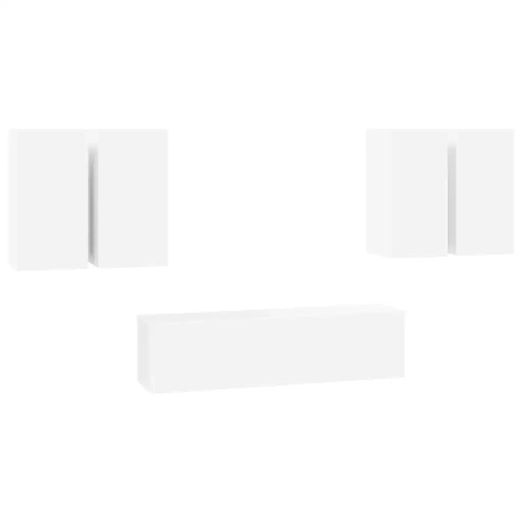 Set Mobile TV 6 pz Bianco in Truciolato cod mxl 33888