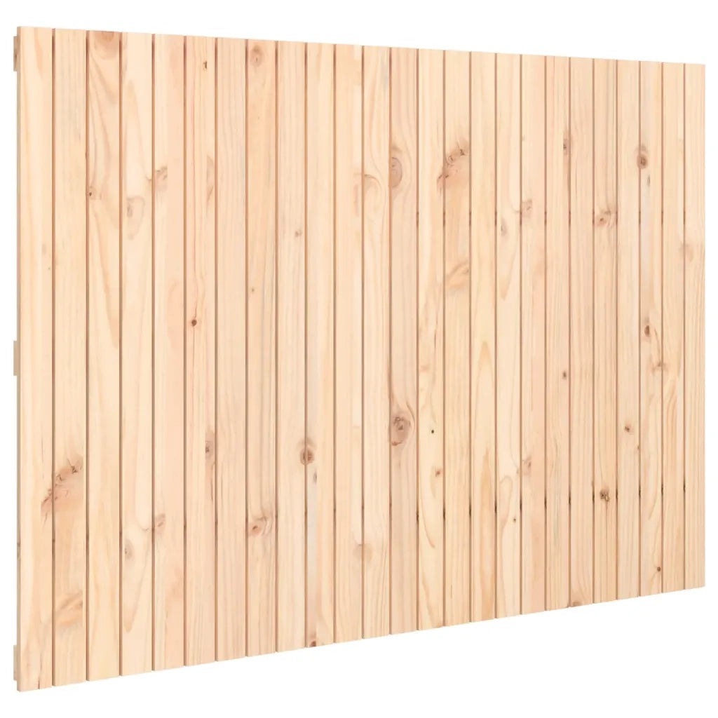 Testiera da Parete 159,5x3x110 cm in Legno Massello di Pino