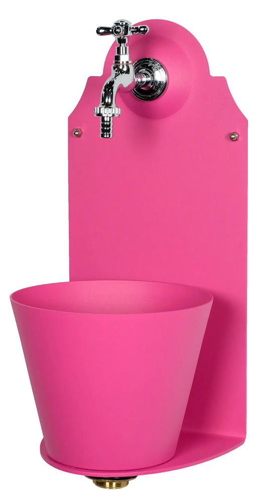 Fontana a Parete da Giardino con Rubinetto Belfer 42/PR Ciclamino