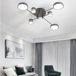 Lampada Da Soffitto Grey Grigia APP529-6C