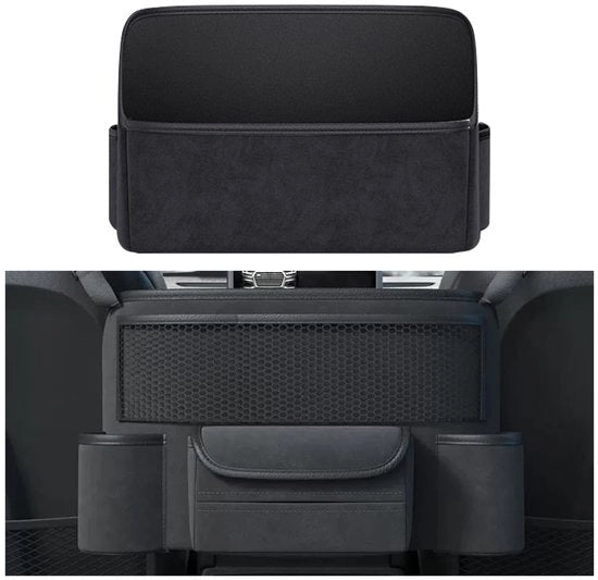 Organizzatore auto per bagagli di alta qualità in pelle - Organizzatore interno per auto - Tasca auto - Accessori decorativi per l'abitacolo - Dimensioni 38 x 14 x 24,5 cm