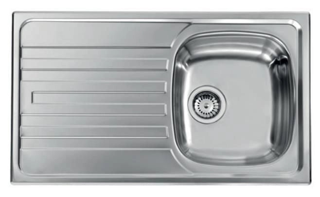 CM Nihal 86x50 1V Lavello ad incasso Rettangolare Acciaio inossidabile