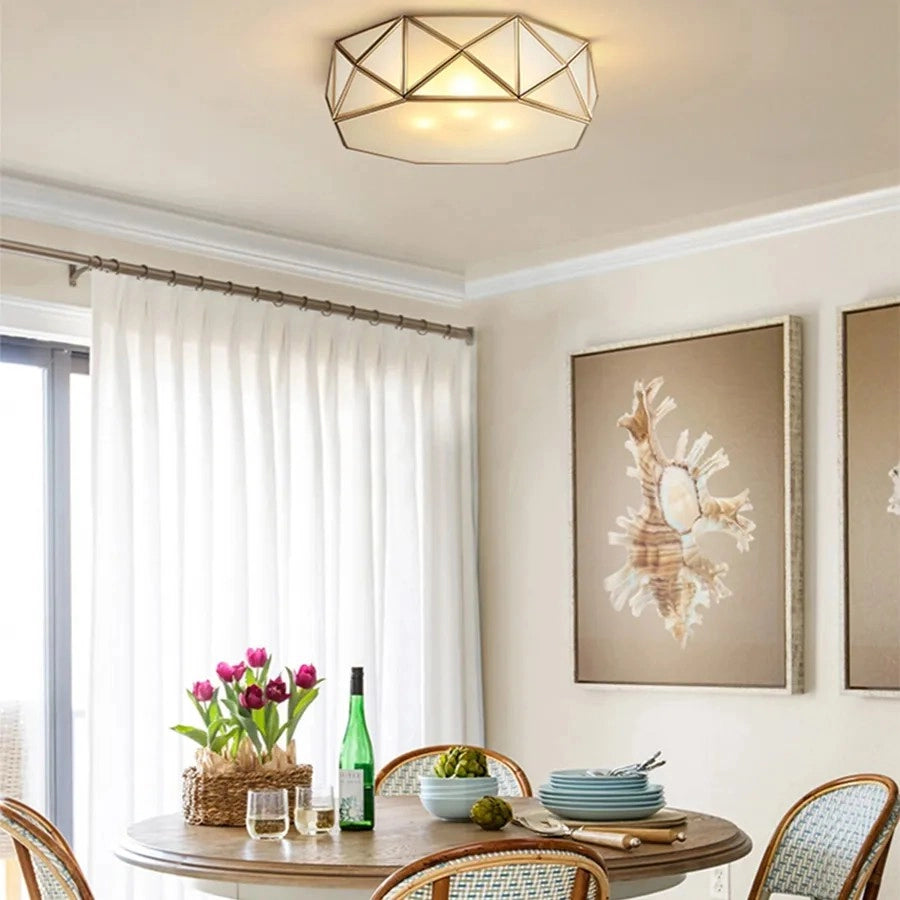 Lampada Da Soffitto 45cm App1239-c Złota