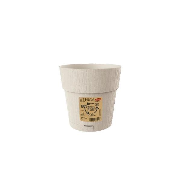 Vaso da Esterno Interno Ethica Colore Gesso 15 x 15 cm Stefanplast