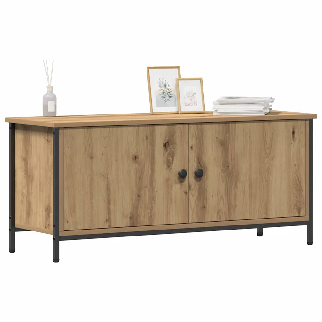 Mobile TV | Armadietto TV | Mobile Porta TV Rovere artigianale 100 x 35 x 45 cm Legno multistrato