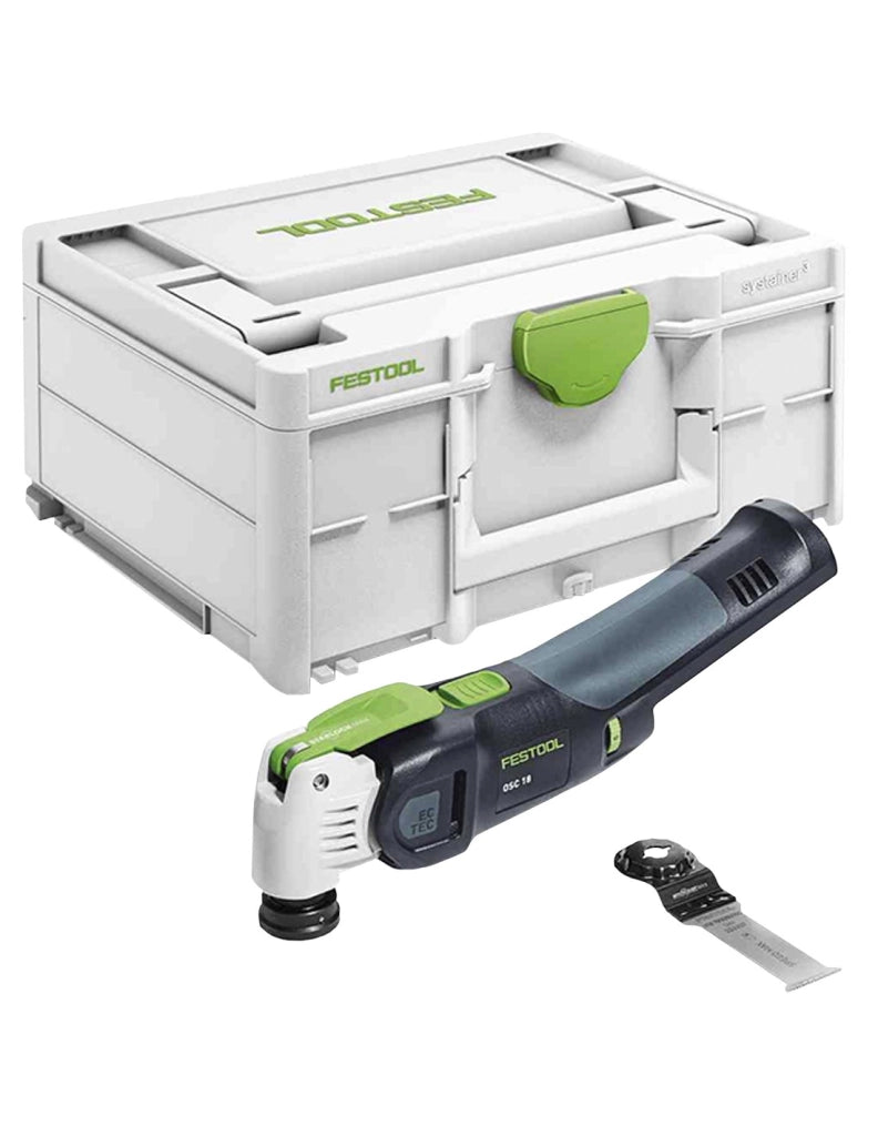 Utensile Multifunzione FESTOOL VECTURO OSC 18 E-Basic (Solo corpo + Systainer SYS3 M 187)