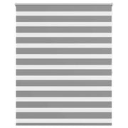 Tenda a rullo | Tenda avvolgibile zebra 120,9x175 cm Larghezza tessuto 116,7 cm grigio