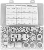 Set di O-ringen 540 pezzi - Lega di alluminio - Resistente all'ossidazione - Gamma di temperatura - Utilizzo per autoveicoli/apparecchiature industriali