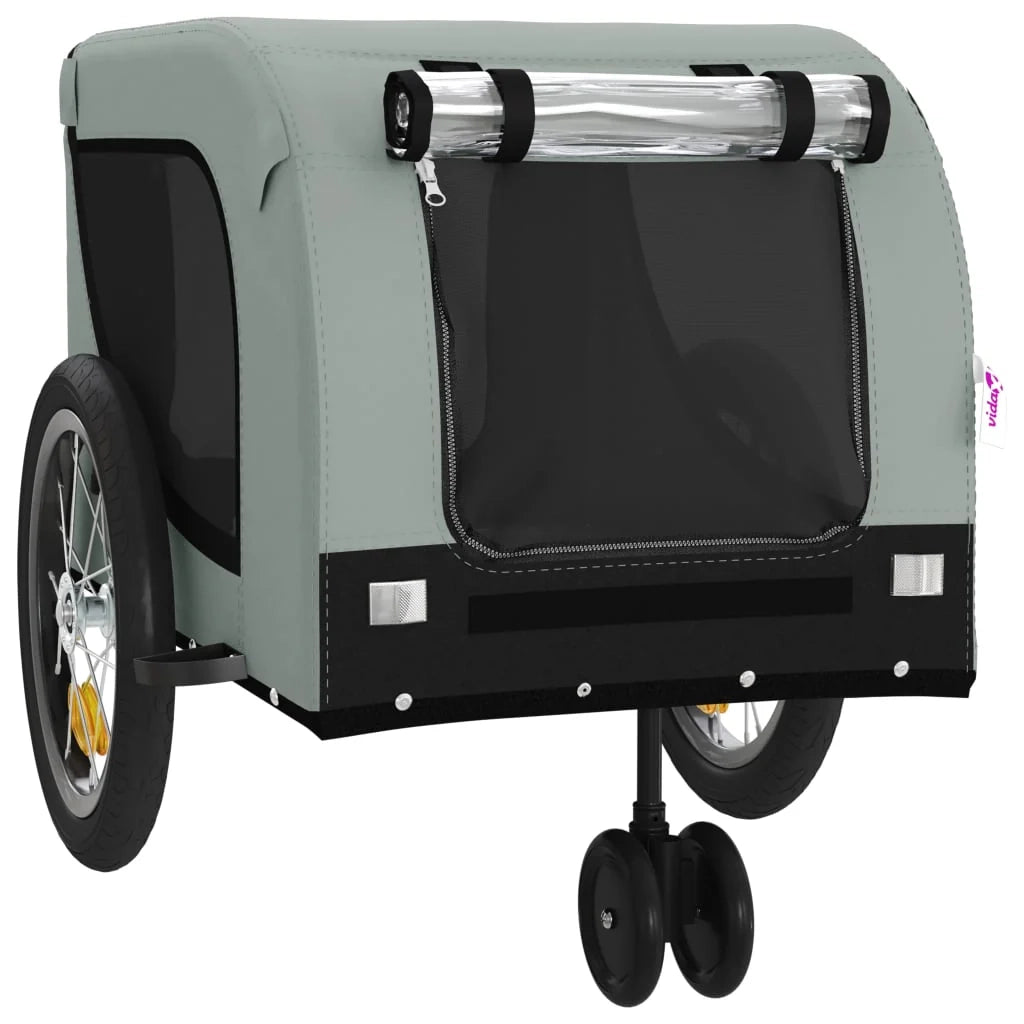 Rimorchio/carrello per animali domestici grigio 02_0044268