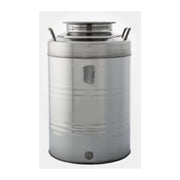 CONTENITORE ACCIAIO INOX PER OLIO 50 L AGGRAFFATO- BELVIVERE- 1,0 pz