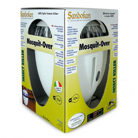 Elettroinsetticida " Mosquito Over  " ad aspirazione con Led UV