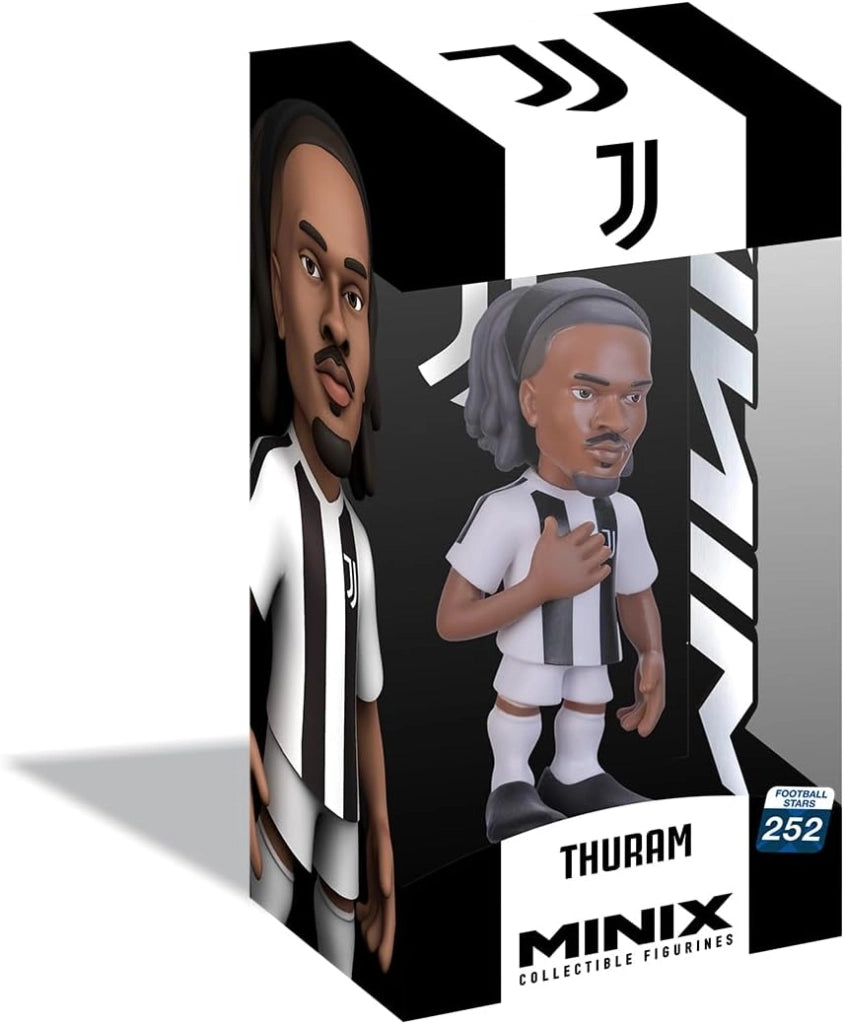 MINIX - Football Stars #252 - Juventus - Khephren Thuram - Statuetta da Collezione 12 cm