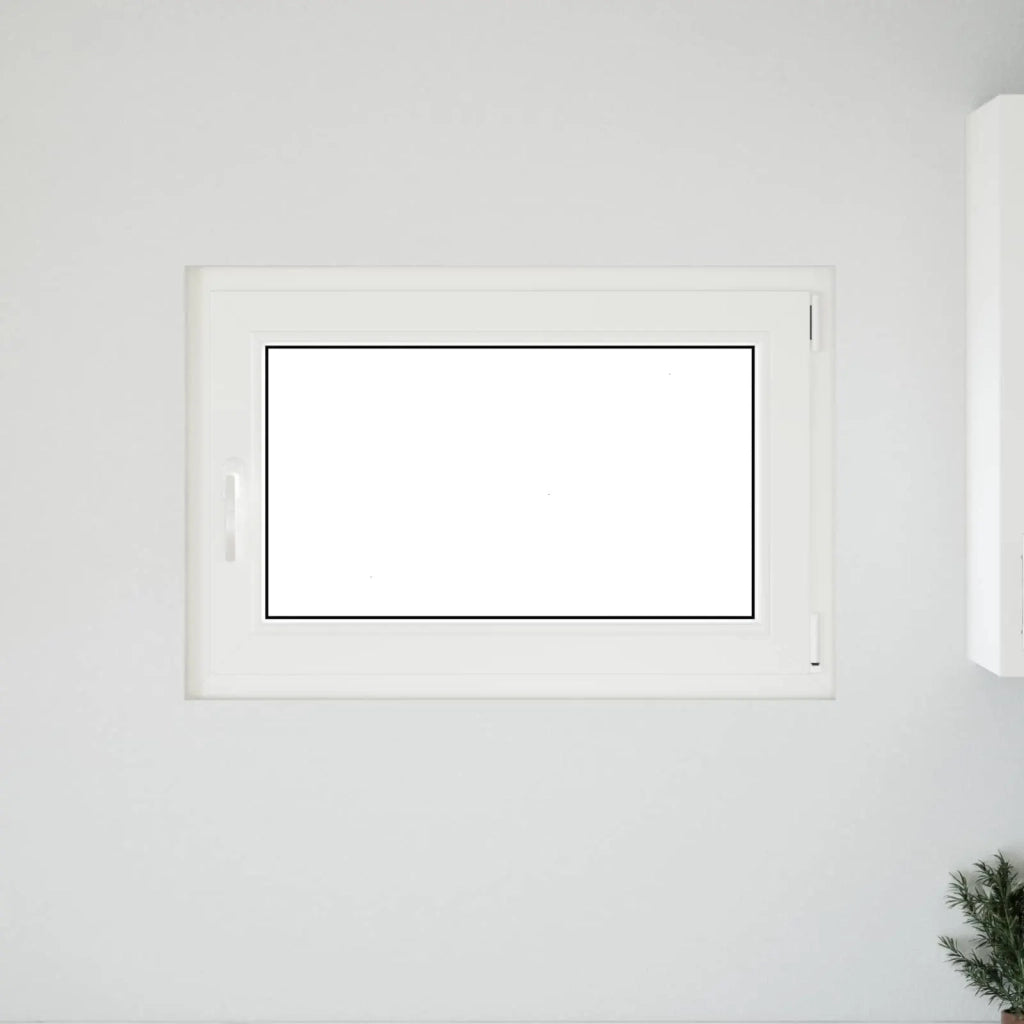 Finestra per Soffitta RISOR 90 x 60 cm PVC e Vetro Bianco CFW9580302