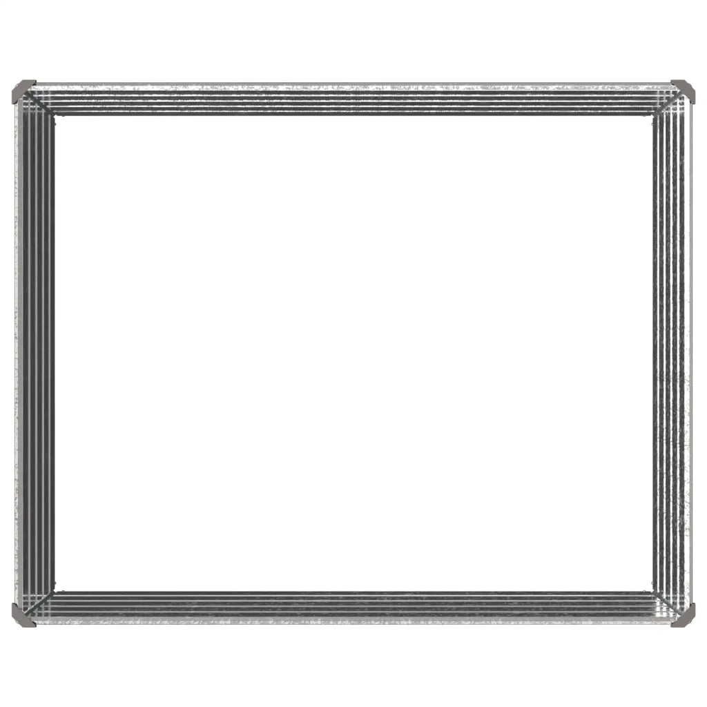 Letto rialzato da giardino Argento 100 x 80 x 55 cm 8006390