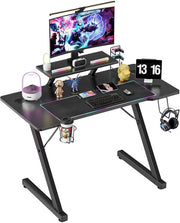 Bureau per computer da 100 x 54,5 cm, scrivania per monitor compatta per computer domestico