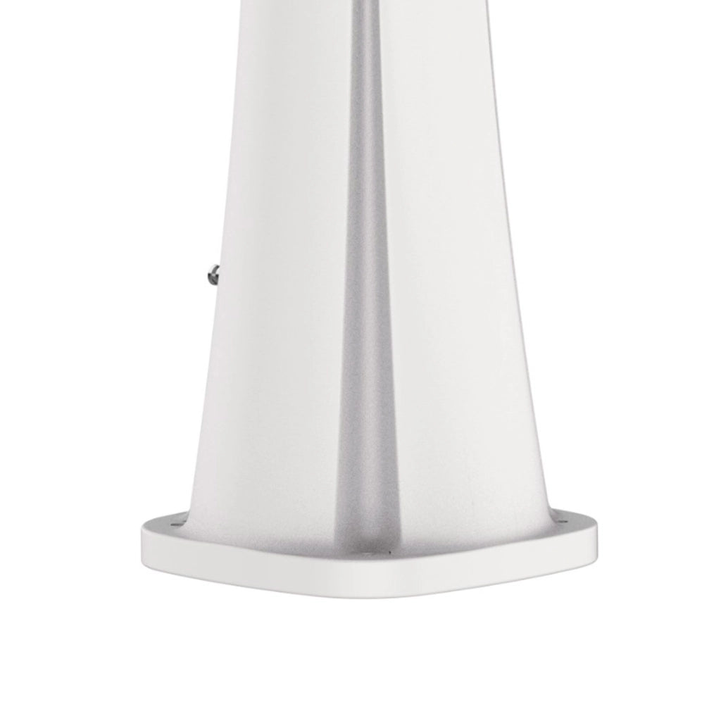 Colonna Doccia Ecologica a Riscaldamento Solare in Polietilene HD Bianco RAL9003 per Giardino e Piscina, Serbatoio 25 Lt con Lavapiedi STARMATRIX RIO WHITE.