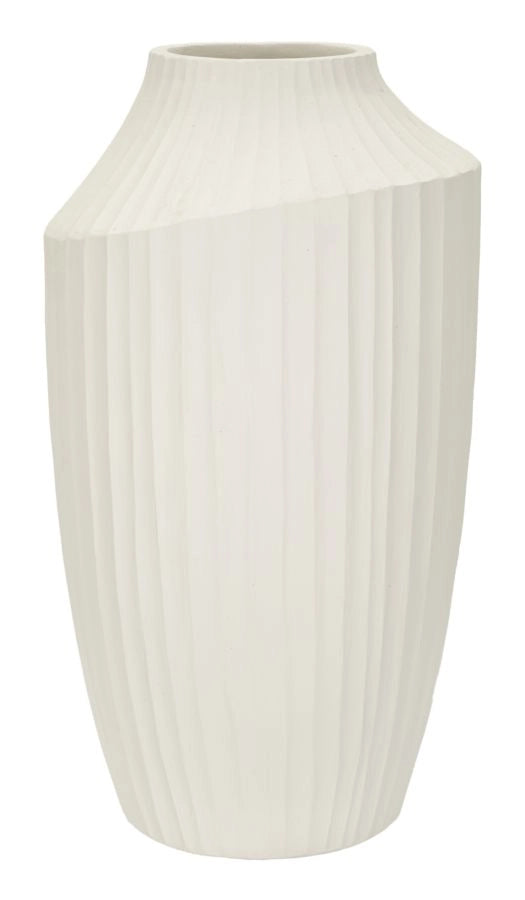 Vaso Ice Ø28,5x50,5 cm in Mgo Crema
