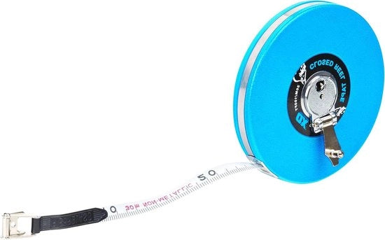 Nastro magnetico in bobina chiusa da 30m blu/nero