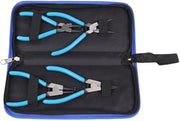 Set di punte di taglio in acciaio inossidabile ad alta resistenza - 4 pezzi - manubrio portatile - punti di mordente esterni/interni - maneggevolezza sicura - resistente e duraturo - set di punte di taglio