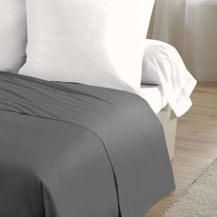Lenzuolo sopra - HOME LINGE PASSION - 240 x 300 cm - Antracite