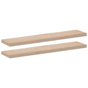 2 pz Mensole | Ripiano | Scaffale Pensili 110x23,5x4 cm in Truciolato