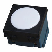 Serie Civile ETTROIT Nero Compatibile Con Vimar Arke (Lampada Led Segnapasso 2M 220V 4000K)