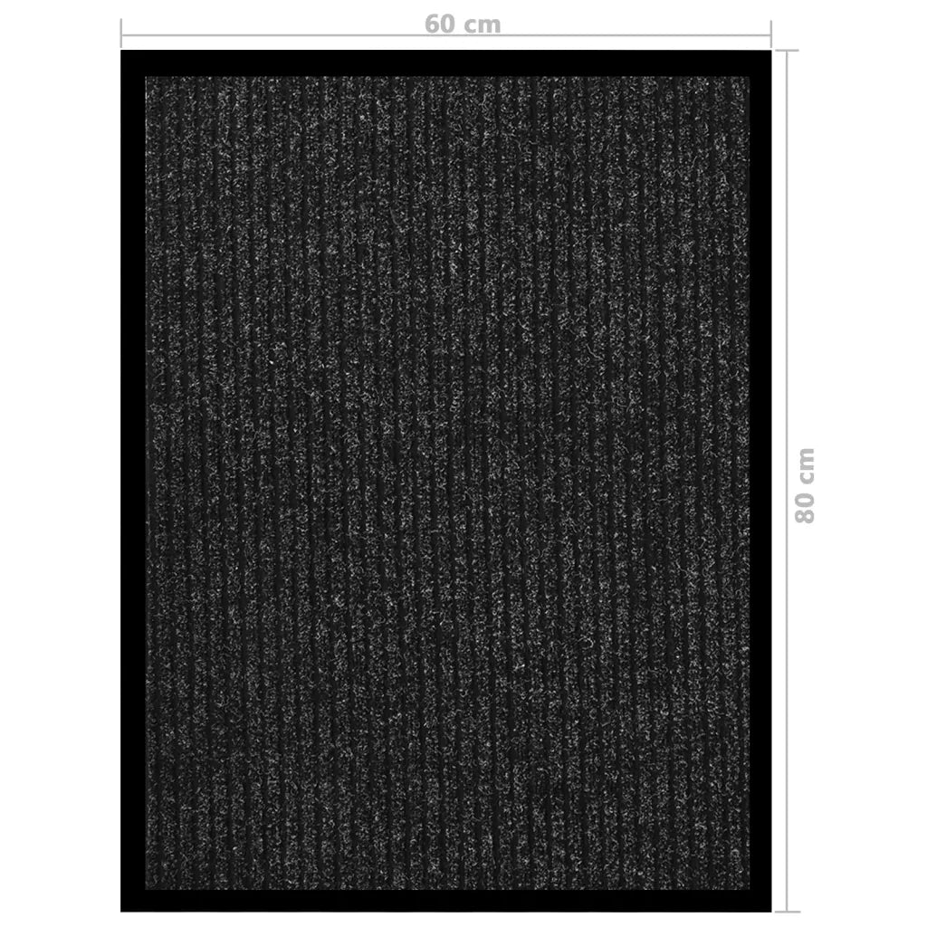 Zerbino Striato Antracite 60x80 cm 331608
