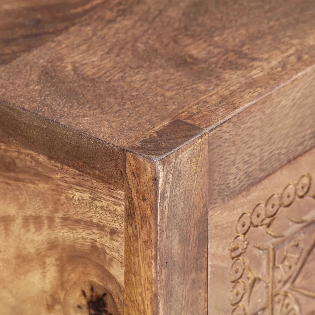 Tavolo Consolle 90x30x75 cm in Legno Massello di Mango 286555