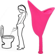 Urinoir Portatile per Donna - Recipiente di Plastica Riscaldabile per Viaggi, Campeggio e Escursioni - Materiale Silicone di Alta Qualità