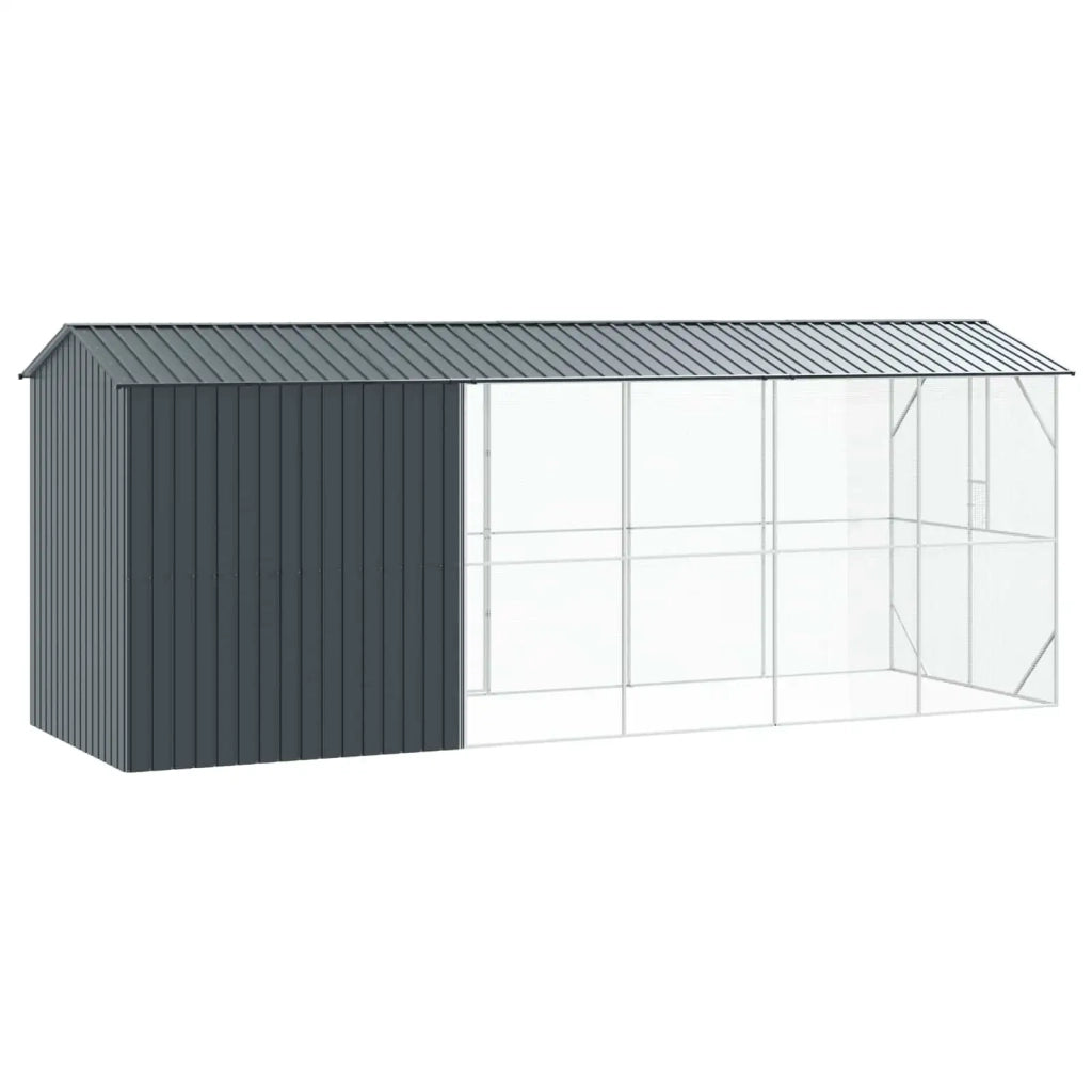 Gabbia per uccelli Antracite 645 x 208 x 247 cm Acciaio zincato 3325154