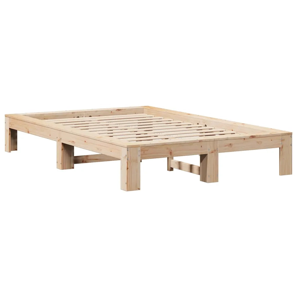 Giroletto senza Materasso 120x200 cm in Legno Massello di Pino 3309002