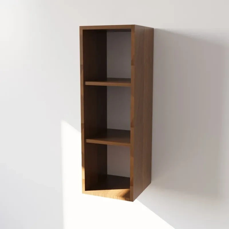 Pensile Cucina  in Legno Nobilitato Noce Mobile Alto con 1 Anta, Pensile Componibile Moderno Made in Italy (H90XL45XP32cm)