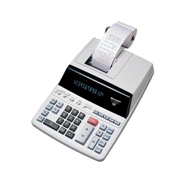 Sharp el-2607v calcolatrice desktop calcolatrice con stampa bianco