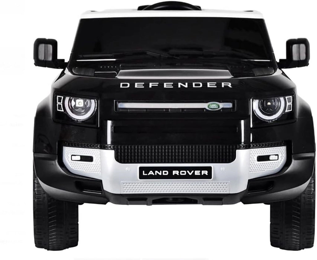 Macchina Elettrica per Bambini Licenza Ufficiale Land Rover Defender 12V 7Ah Nero
