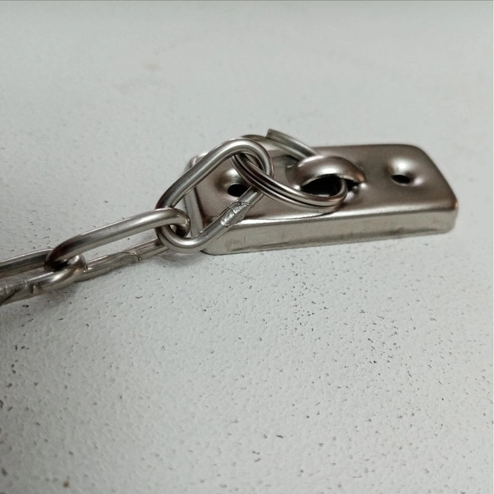 Catenella ritieni per finestre 20 cm in acciaio nichelato