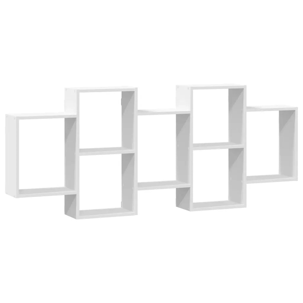 vidaXL Scaffale a Parete Bianco 159x18x65 cm in Legno Multistrato