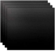 Sottilestrastra per forno - 4-pack - 40 x 50 cm - Universale e resistente al lavastoviglie - Adatto a tutti i forni - Nero