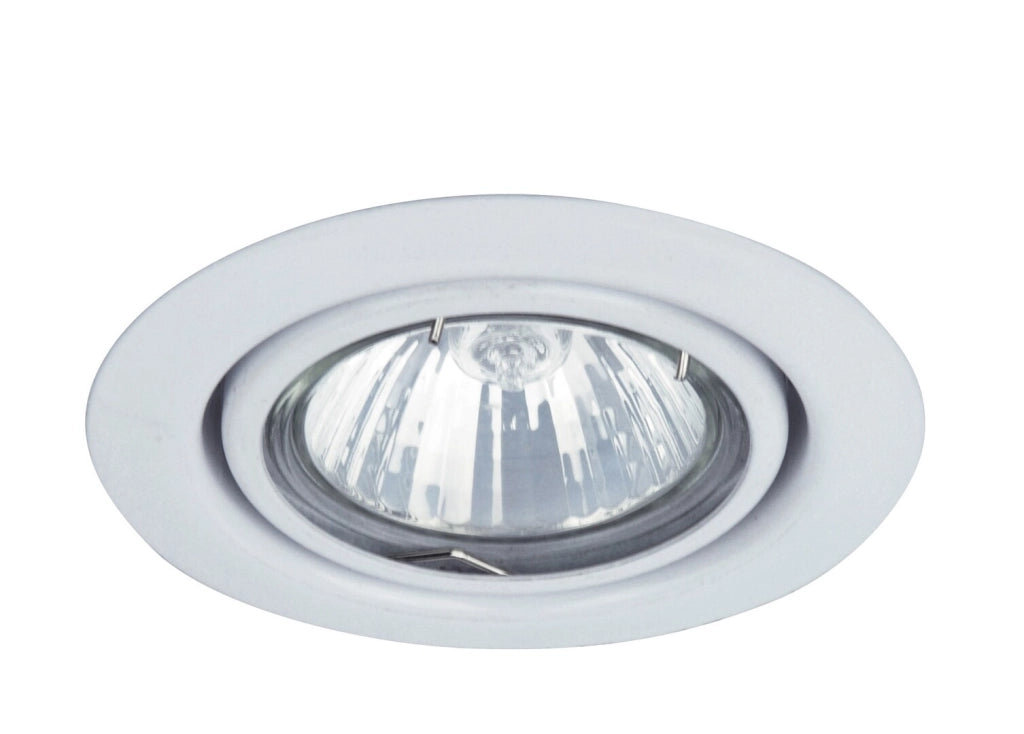 Faretto incasso tondo bianco orientabile 12V MR16 Rabalux 1091