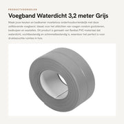 Striscia di sigillatura a secco 3,2 m - Impermeabile - Resistente alla muffa - Schiuma PVC flessibile - Adatta per cucina/bagno - Striscia di sigillatura