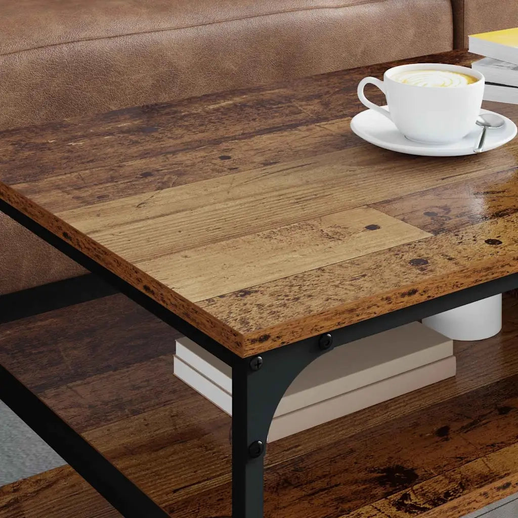 Tavolino da salotto | Tavolino da caff¨¨ | Tavolino da Soggiorno Legno vecchio 100 x 50 x 45 cm