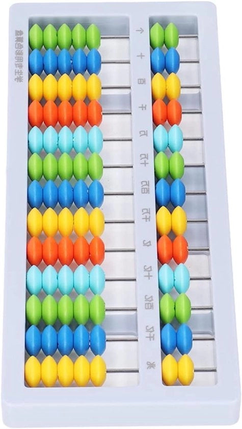 Abaco di Matematica Sicuro facile da riporre per bambini (Azzurro Athen)