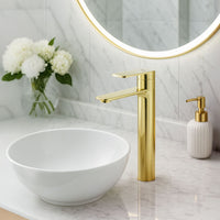 Rubinetto Da Lavabo Rea Storm Gold High