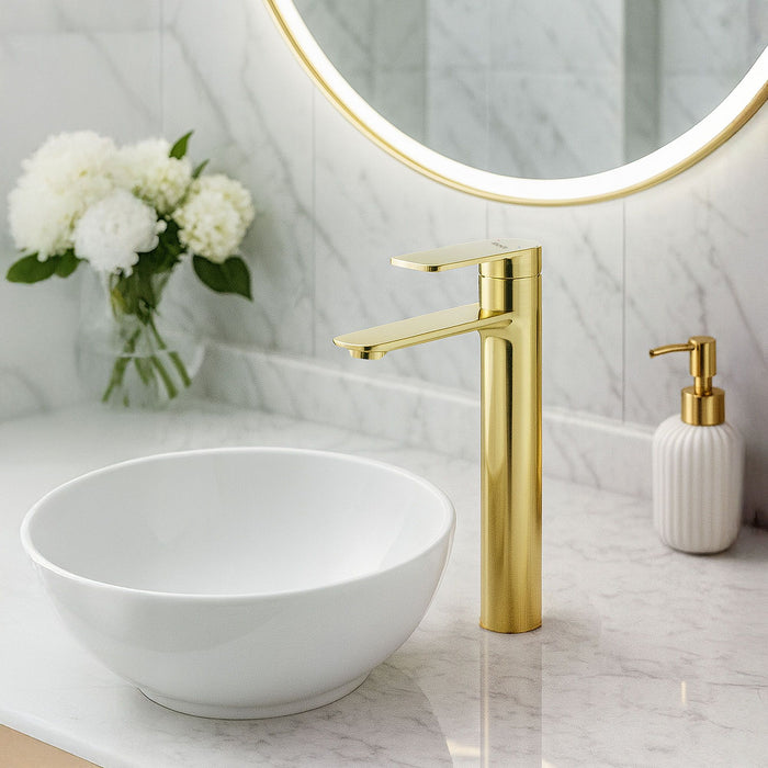 Rubinetto Da Lavabo Rea Storm Gold High