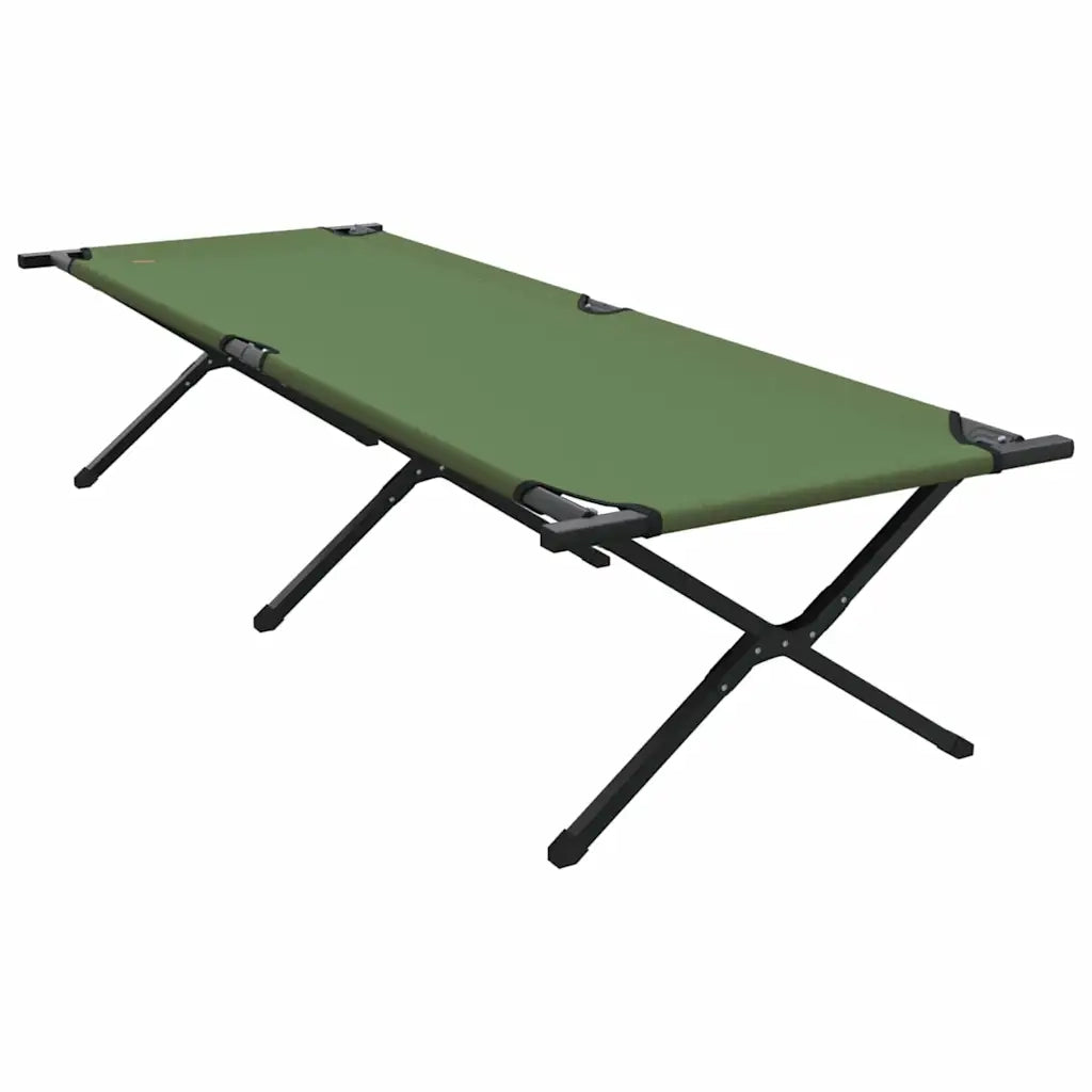 Letto da campeggio pieghevole 2 pcs Verde 210 x 80 x 46 cm 42003196