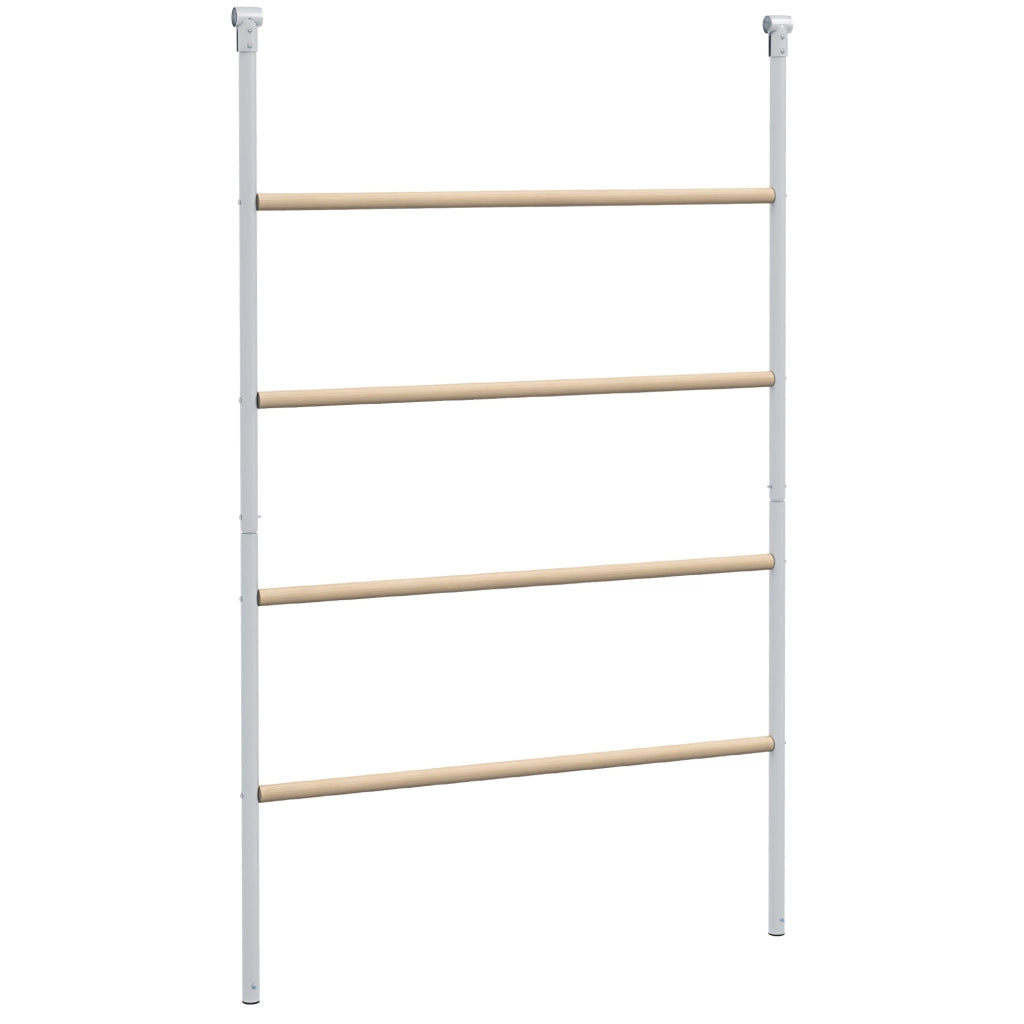 Scaletta per Polli 4 Sitzstangen ¨C zephmum ¨C Acciaio/Legno 100x50x120 cm