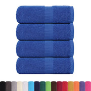 vidaXL Asciugamani da bagno 4 pz FROGN Blu 30x30 cm 100% cotone